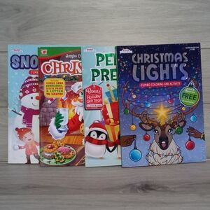 NEW Christmas Coloring Books - Lot of 4